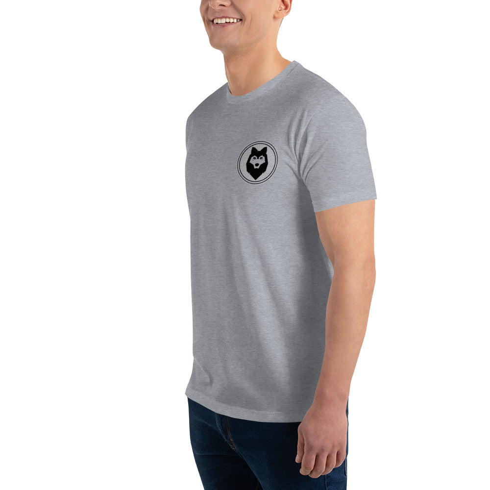 Husky Beard &amp; Grooming T-shirt Large Logo on Back