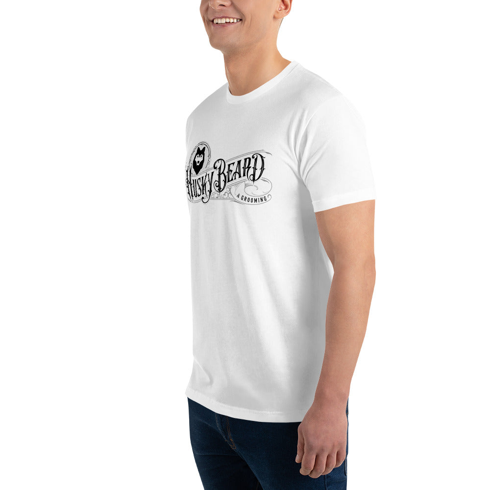 Husky Beard &amp; Grooming T-Shirt Large Logo on Front