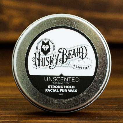 Facial Fur Wax | Unscented Beard and Mustache Wax | Strong Hold