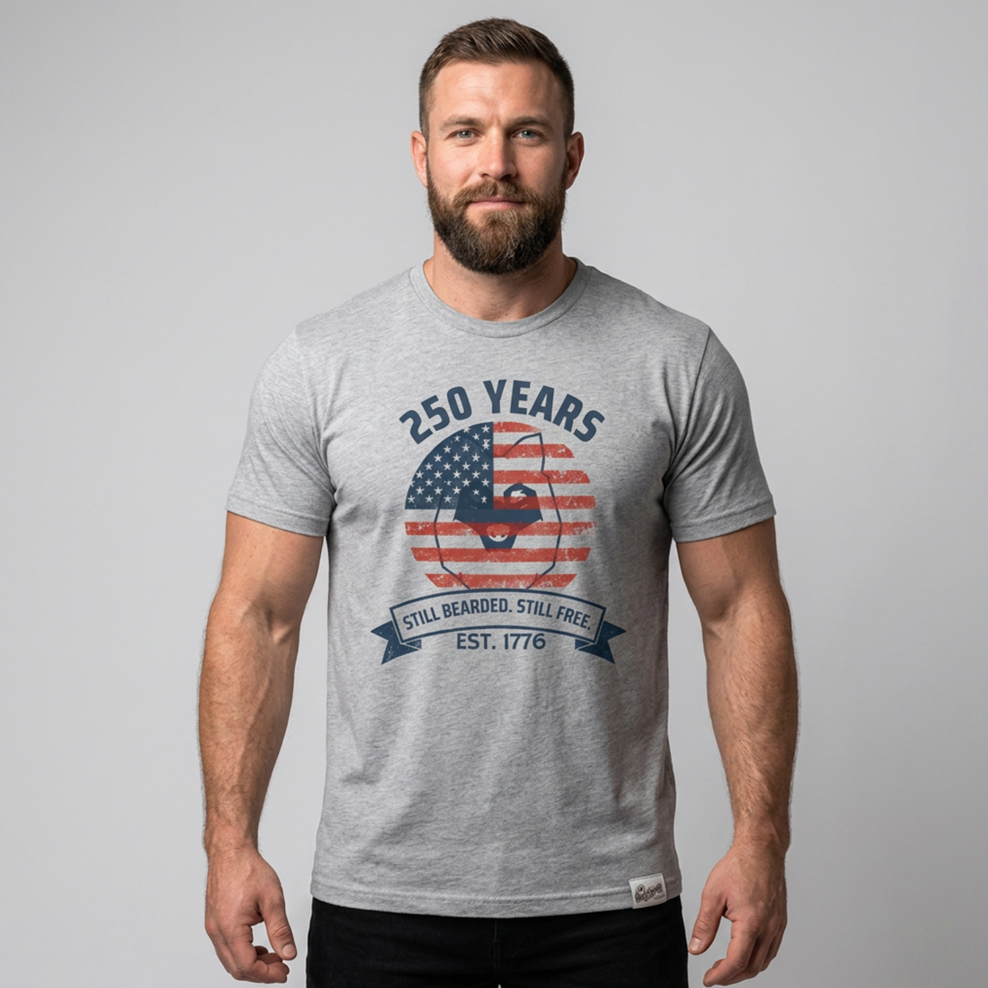 250 Years Strong Tee - Husky Beard