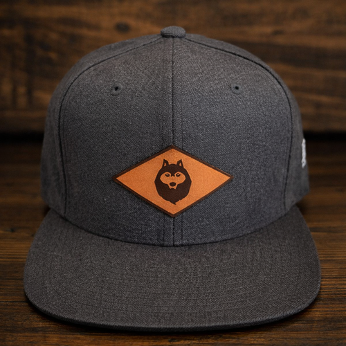 Branded Bills Husky Beard Logo Snapback Hat