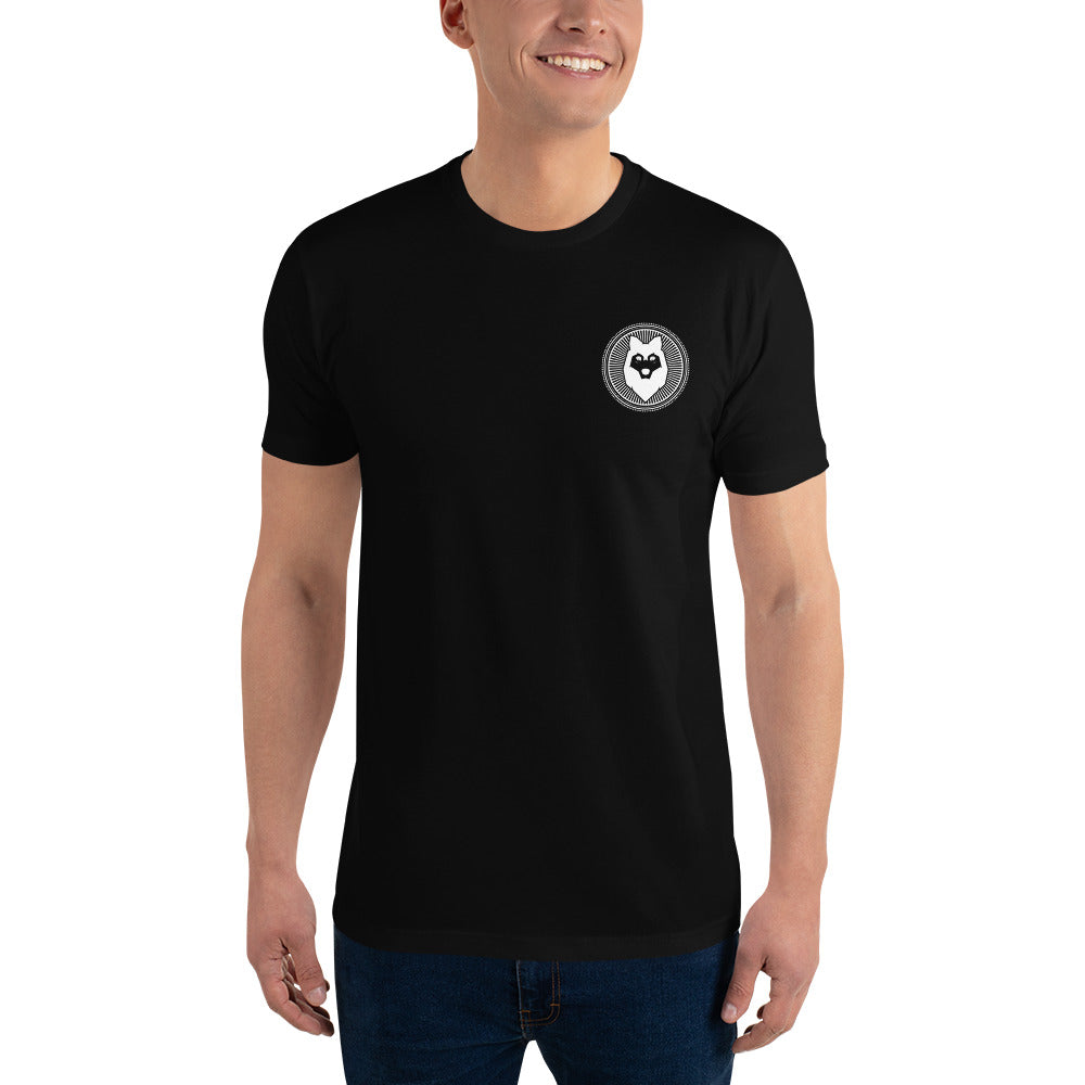 Husky Beard & Grooming T-shirt Large Logo on Back | Black