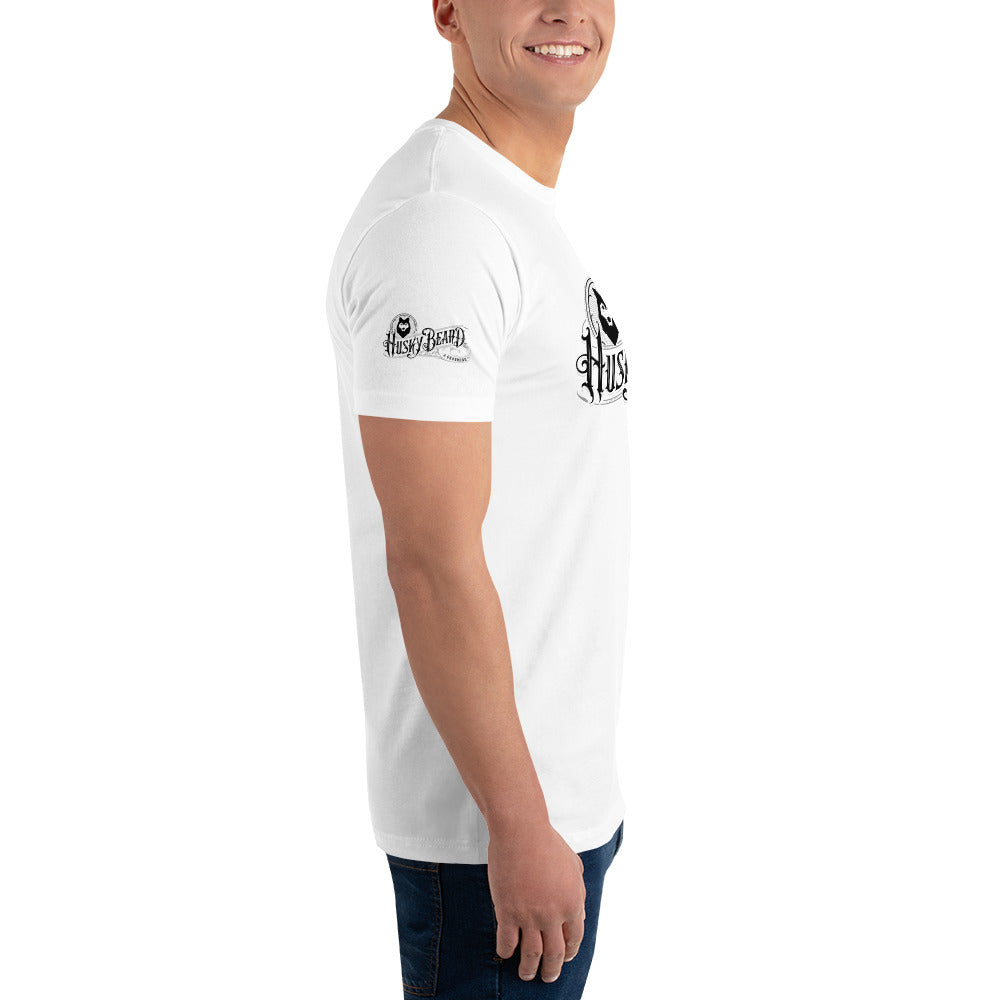 Husky Beard & Grooming T-Shirt Large Logo on Front