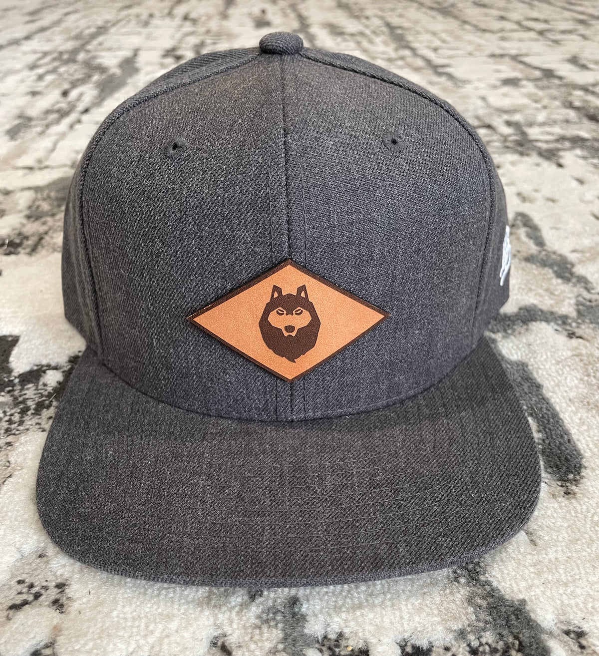 Branded Bills Husky Beard Logo Snapback Hat